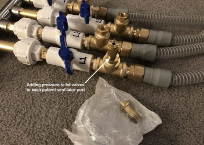 Adding pressure relief valves