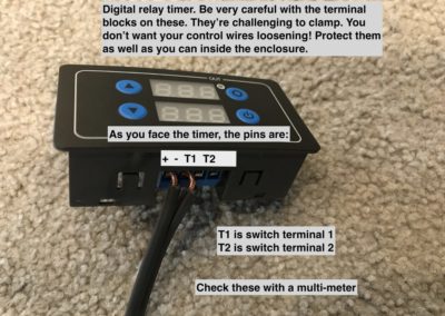 Protect the terminal block connections
