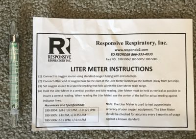 Liter meter instructions