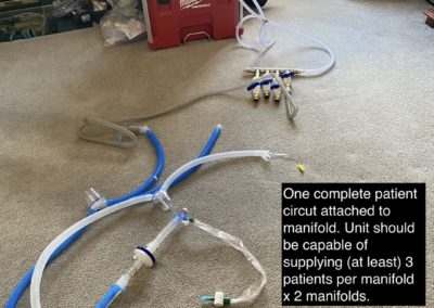 One complete patient circuit